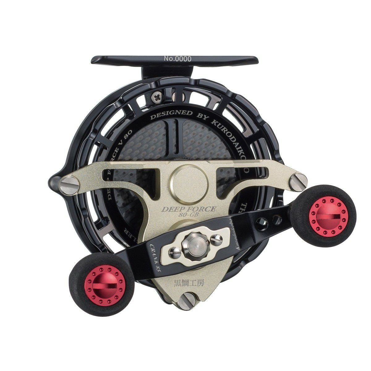黒鯛工房　DEEP　FORCE　V80RT　左巻き　カセ　イカダ釣り カセ筏師 DEEP FORCE V80 右 | 黒鯛工房公式オンラインショップ